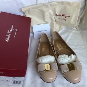 Authentic Salvatore Ferragamo Ballet Varina Shoes